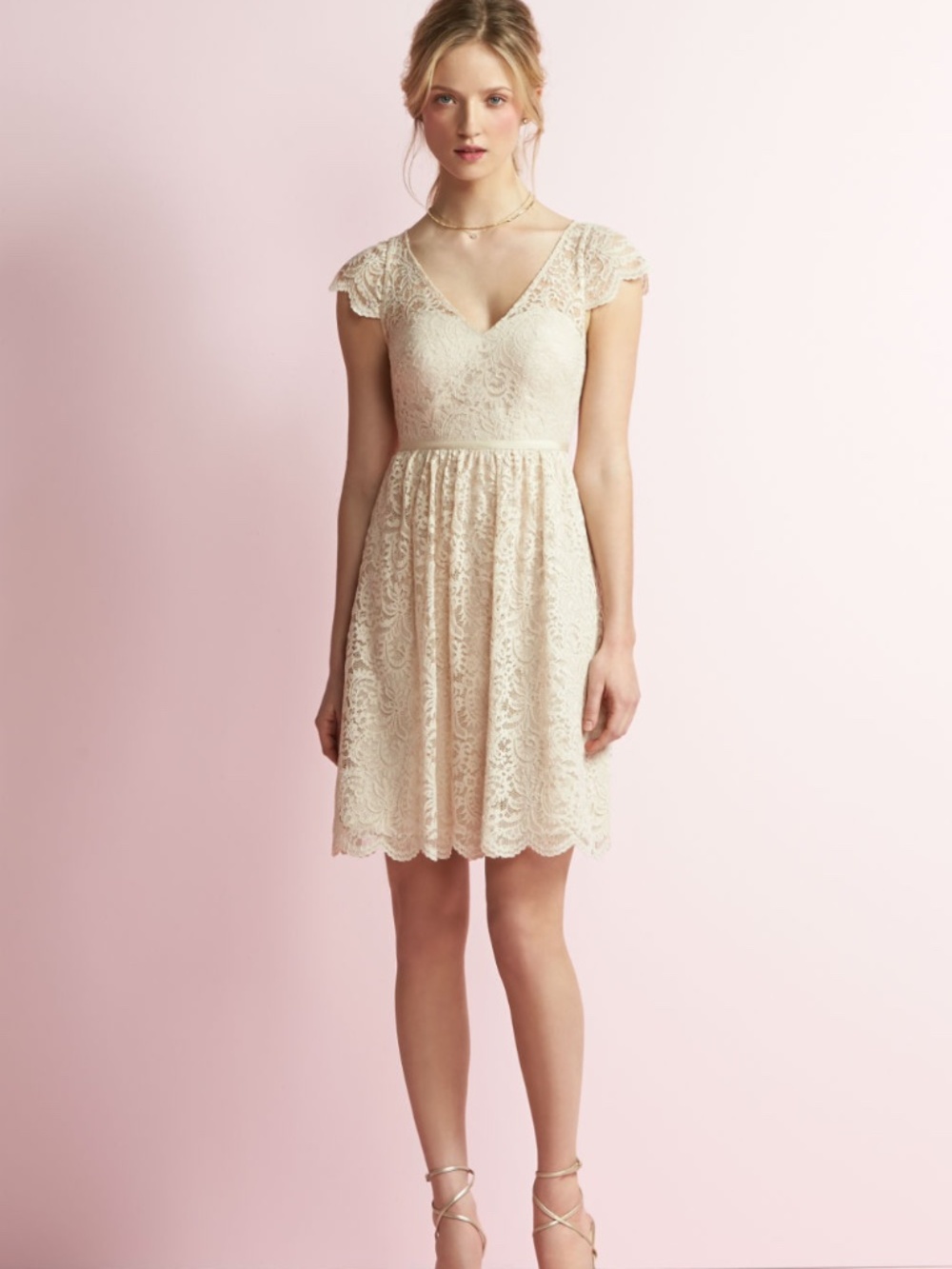 Jenny Yoo Lace Dress -Size 8 - Picture 1 of 3